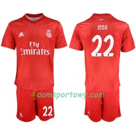 Koszulka Real Madryt Isco 22 Dziecięcy Trzeci Koszulki Piłkarskie 2018-2019 Krótki Rękaw
